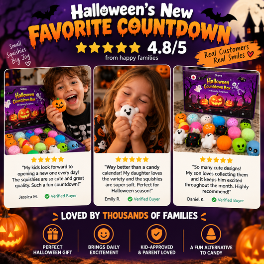 Halloween Squishy Countdown Box