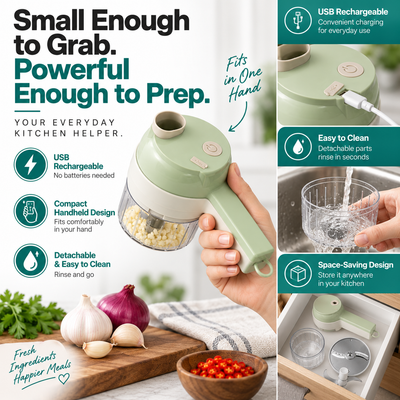 Skeva 2-in-1 Handheld Food Processor