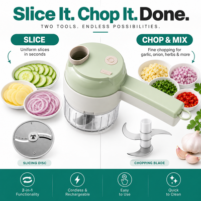Skeva 2-in-1 Handheld Food Processor