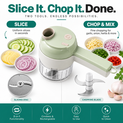 Skeva 2-in-1 Handheld Food Processor