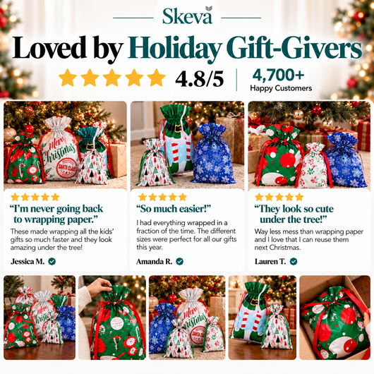 Skeva™ Holiday Gift Bag Set