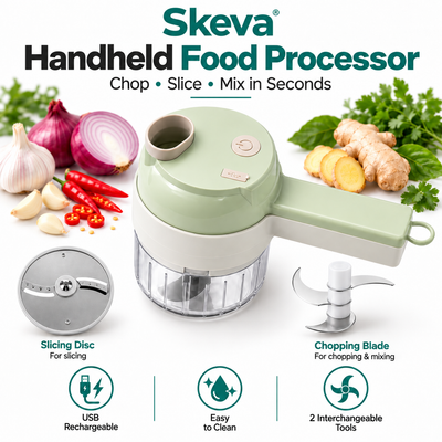 Skeva 2-in-1 Handheld Food Processor